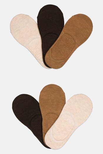 Ben Sherman Men 6 Pairs Brand Logo No Show Liner Socks, Multicolor