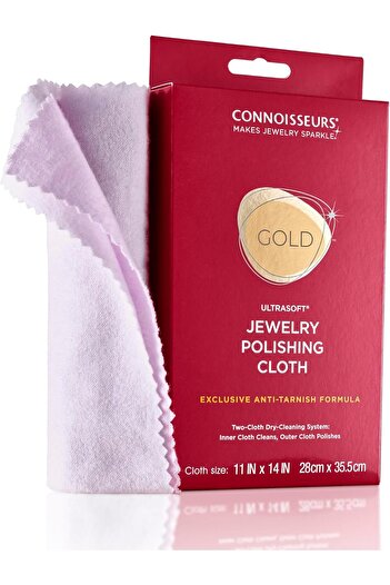 Connoisseurs Ultrasoft Jewelry Polishing Clothes, 11x14 Inches, Pack of 1, Flannel