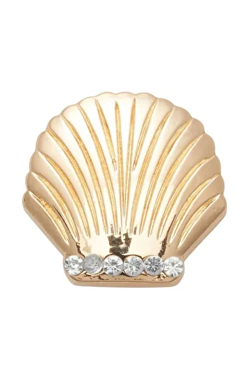 Crocs Gold Seashell Slipper Ornament (10008245-1)