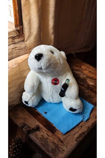 Hureggo Vintage Cola Bottle Plush Teddy Bear Large Size & 17 cm