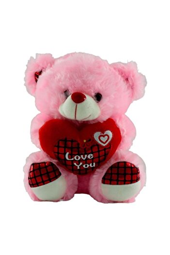 Toybox Non-Toxic Stuffed And Plush Soft Teddy Bear Pink