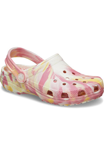 Crocs Clogs Glow Marbled Classic Clog Kids - Daylily/Multi