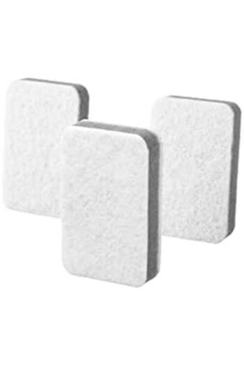 IKEA SVAMPIG Sponge, Grey-White (Pack of 3)