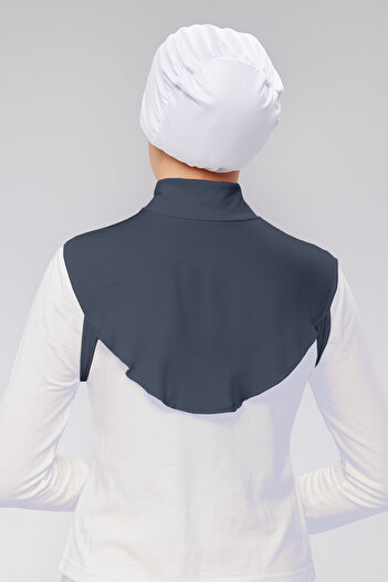 Mesa Charm Combed Cotton Neck Collar Half Turtleneck Anti-Slip Buckle Posture Anti-Sweat Smoked