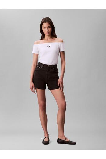 Calvin Klein ΜΟΝΟΓΡΑΜΜΑΤΙΚΟ ΕΝΔΥΜΑΤΟ ΑΝΟΙΧΤΟΥ ΤΥΠΟΥ ΣΤΡΕΤΣ ΚΟΡΙΤΣΙΑΣ