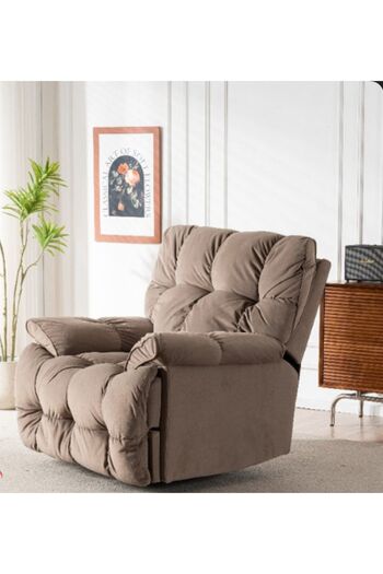 toys yard Relaxing chair - Comfort chair - Office chair - Luxurious velvet - Rocking to reduce stress - Leg rest - Body-hugging design