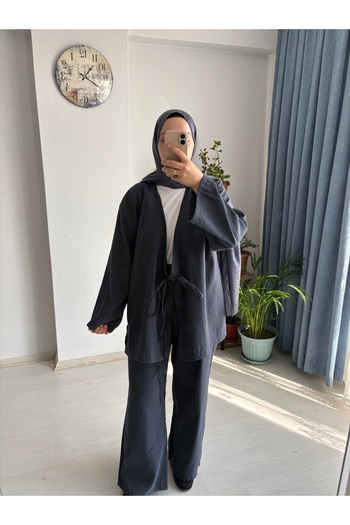 MODA EGE Modal Fabric Kimono Set