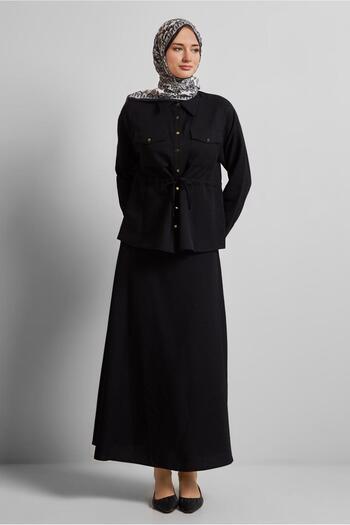 Alvina Waist Tightened Skirt Suit 45752