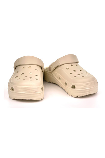 KAJILA Men's Beige Orthopedic Comfortable Daily Beach Sandals