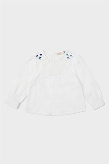 GB Baby Baby Girl Ecru Blouse