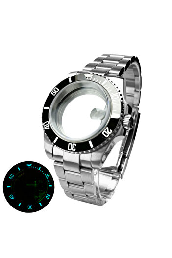 Choice A-glass-date 40mm 200m Waterproof NH34 NH35 NH36 Watch Case Accessories for Oyster Band SUB Watch Ma