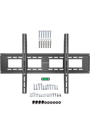 Aztech Super Heavy-duty Portable TV Trolley Stand and Wall Mount