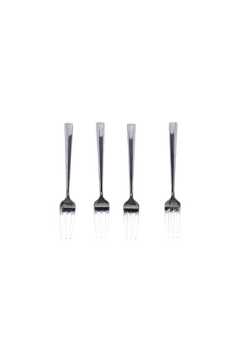 Amefa 4-Piece Moderno 18/10 Stainless Steel Dishwasher Safe Cake Fork