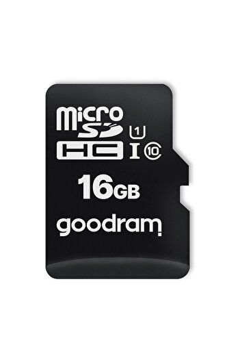 Goodram Card de memorie Microcard 16 GB micro SD HC/XC UHS-I, adaptor SD, citire până la 100 MB/s