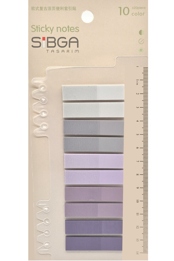 sibga tasarım Transparent Colored Postit Post-it Post It.Bookmark Bookmark Postit Sticker Note Paper 200 Sheets