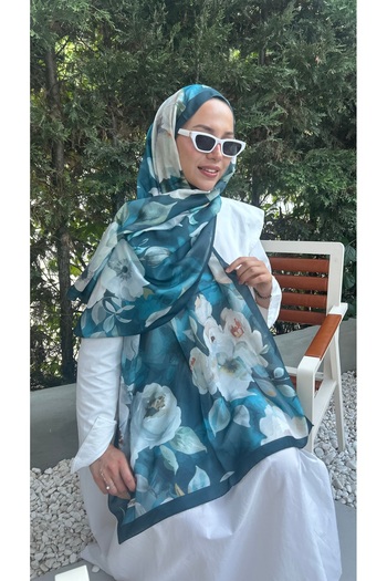 Ahsenhijab Model retro Bumbac Soft Wrap Seria de vară
