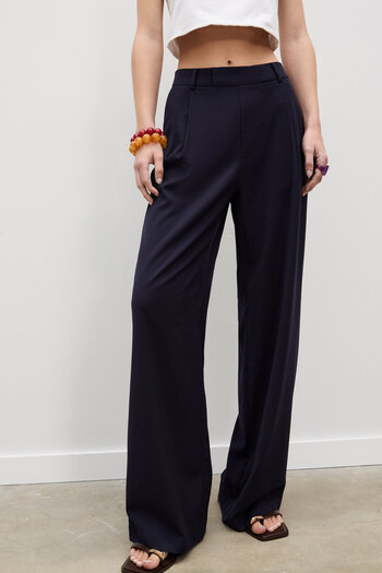 Stradivarius Wide-leg formal wear trousers