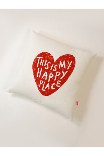 Galia Tasarım My Happy Place - Pillow Case 45X45 cm
