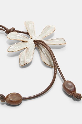 Stradivarius Mine Çiçekli Anahtarlık Ucu