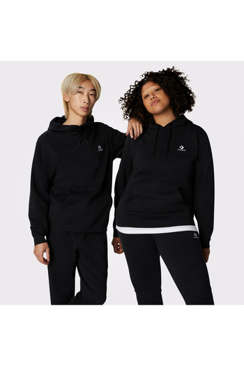 Converse Go-To Embroidered Star Chevron Unisex Siyah Günlük Sweatshirt