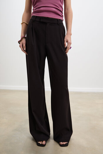 Stradivarius Wide-leg formal wear trousers