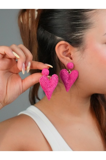 Sumen Butik Heart Figured Dangle Summer Earrings