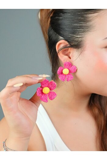 Sumen Butik Daisy Figured Summer Earrings