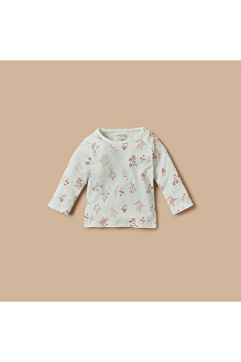 Juniors Floral Print T-shirt and Pyjama Set