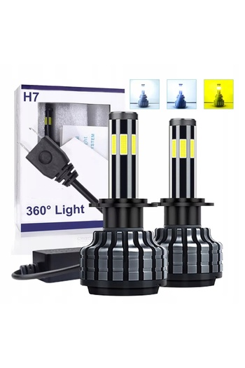 Atelier Linny BECURI LED H7 PENTRU AUTO CAMIOANE 2 BUC 58W CAN BUS 6500K ALB