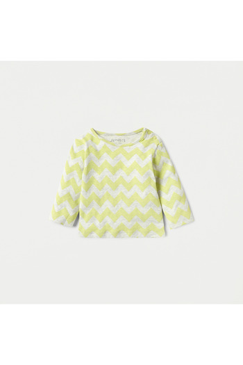Juniors Zig Zag Print T-shirt and Pyjama Set
