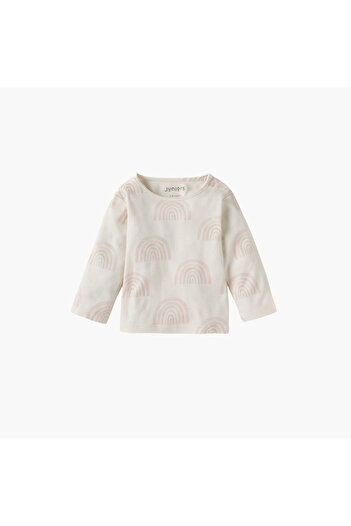 Juniors Rainbow Print T-shirt and Pyjama Set