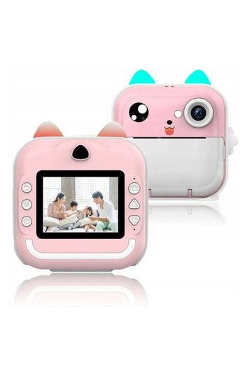 ANGMAD Children's Camera with Instant Printing and Video Recording (1080 HD), 24MP