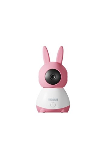 TESLA Camera video 360 grade monitorizare bebelusi, Tesla, Plastic, 1080p, 5V, Roz