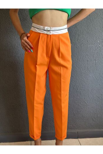 Gönülden Tasarım Pleated High Waist Women's Carrot Pants
