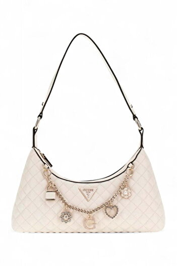 Guess Everlee Beige Women's Shoulder Bag Hweg8679180