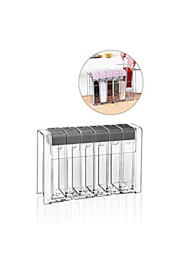 ANGMAD Kitchen Set, 6 Spice Storage Containers