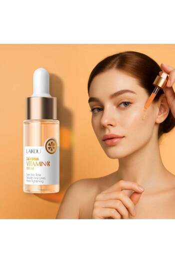 LAIKOU Vitamin C Facial Serum VC Whitening Moisturizer for Dark Spots and Anti-Aging 17ml