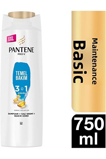 Pantene 3 in 1 Anti-Dandruff Shampoo 750 ml