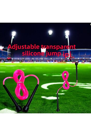 Gök Sports Transparent Silicone Adjustable Height Jump Rope Fitness Condition Exercise Rope