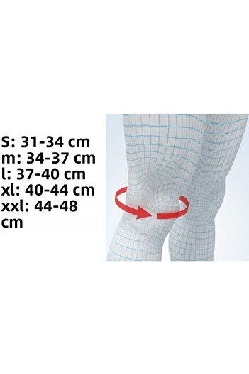 Supportline Lux Patella Supported Knee Pad Medical Orthopedic Protector Sports and Activity Knee Pad - Intermed