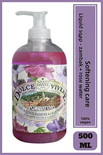 Nesti Dante Dolce Vivere Portofino - 500 ml Vegan Care Purifying Liquid Soap