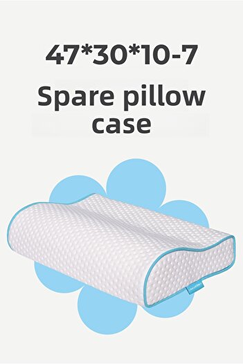 Viscofoam Pillow Case 47X30X10-8 cm Visco Pillow Case 1 Piece
