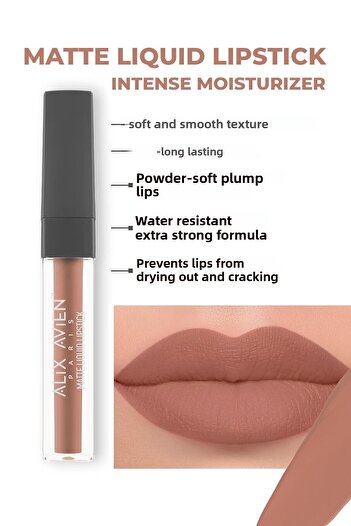 Alix Avien ALIX AVIEN MATTE LIQUID LIPSTICK 501 CARAMEL NUDE