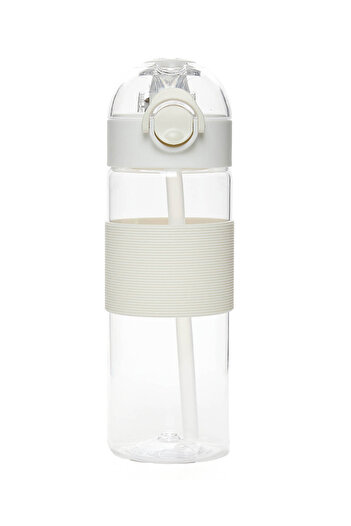 R&B White Water Bottle