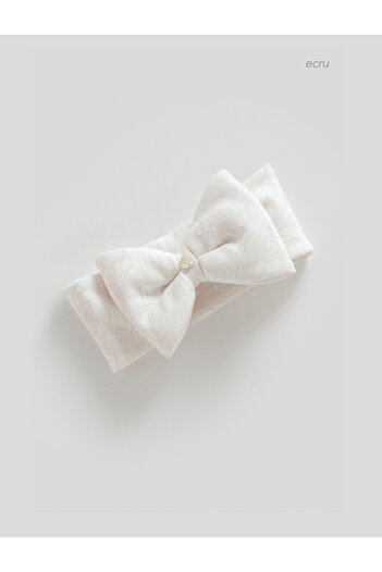 Caramell Barbosa Tiny Lce Baby Bandana Bnt1915 Ecru