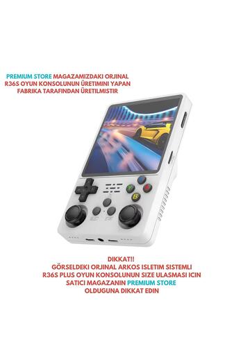Prest R36s Plus Oyun Konsolu El Atarisi Orjinal Arkos Işletim Sistemi 128 Gb Hafıza 21000 Oyun 4ınch Ekran