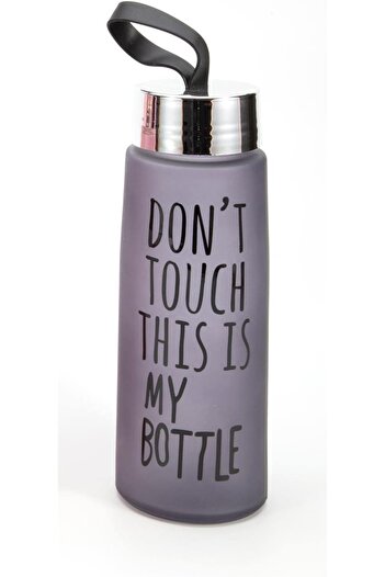 ATABY 450 ml Colored Frosted Glass Flask Juice Drink Water Bottle Water Bottle