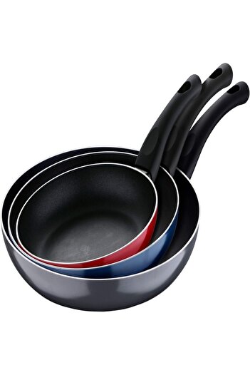 Chefline Non-Stick Fry Pan with Induction Base, 30 cm Versatile Non-Stick Cookware