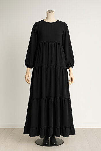 AURAN COUTURE MISIR MEDİNE İPEĞİ TESETTÜR GÜNLÜK ŞIK RAHAT ELBİSE