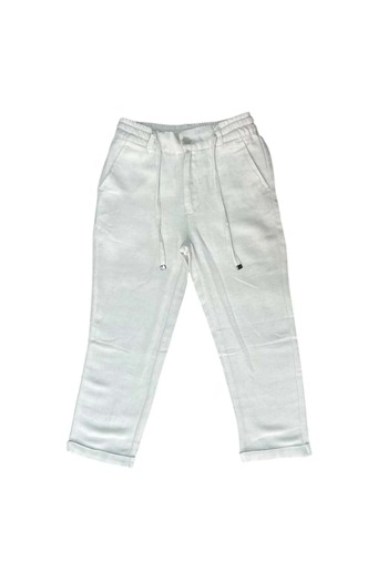 RİNDO KİDS Linen Trousers Ecru